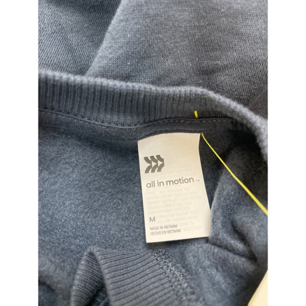 All In‎ Motion Women's Crewneck Sweatshirt Navy Blue Size Medium - Picture 6 of 6